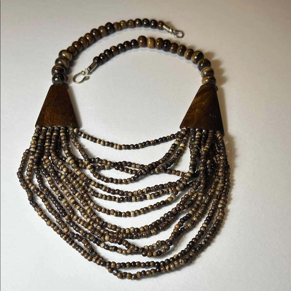 Wooden Bead Necklace